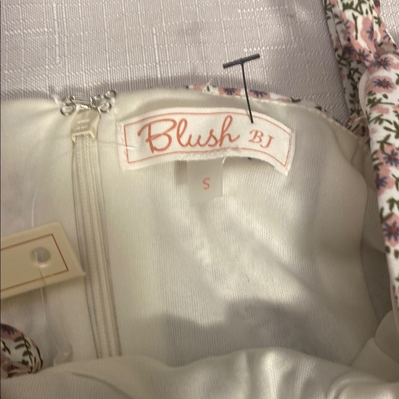 Blush Gold Sequin Embellished Mini Dress - Picture 7 of 7